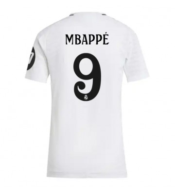 Real Madrid Kylian Mbappe #9 Hjemmebanetrøje Dame 2024-25 Kort ærmer